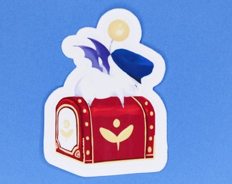Mail Moogle box back cute 3" vinyl sticker final fanstay