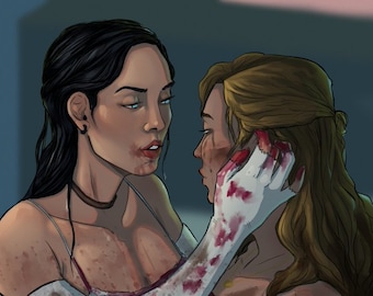 Jennifer's Body Art Print