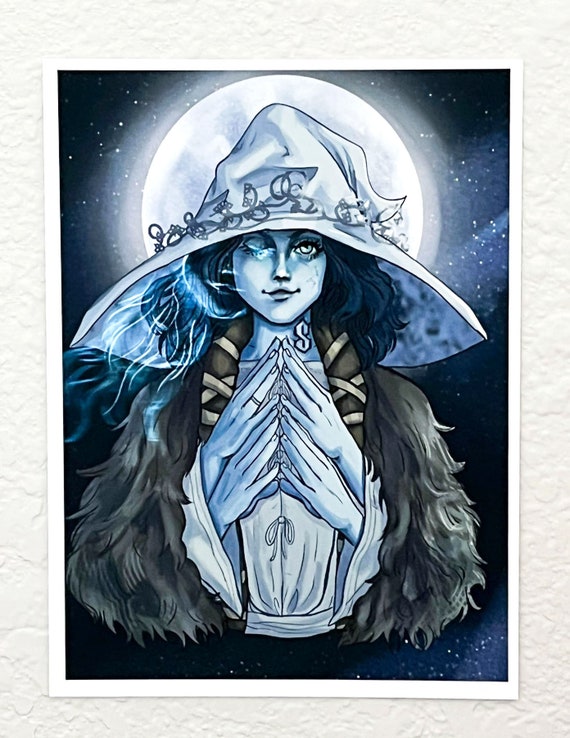 Exclusive ELDEN RING art print of Ranni The Witch