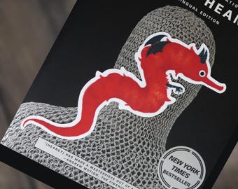 6” Double Sided Laminated Wyrm Bookmark:
