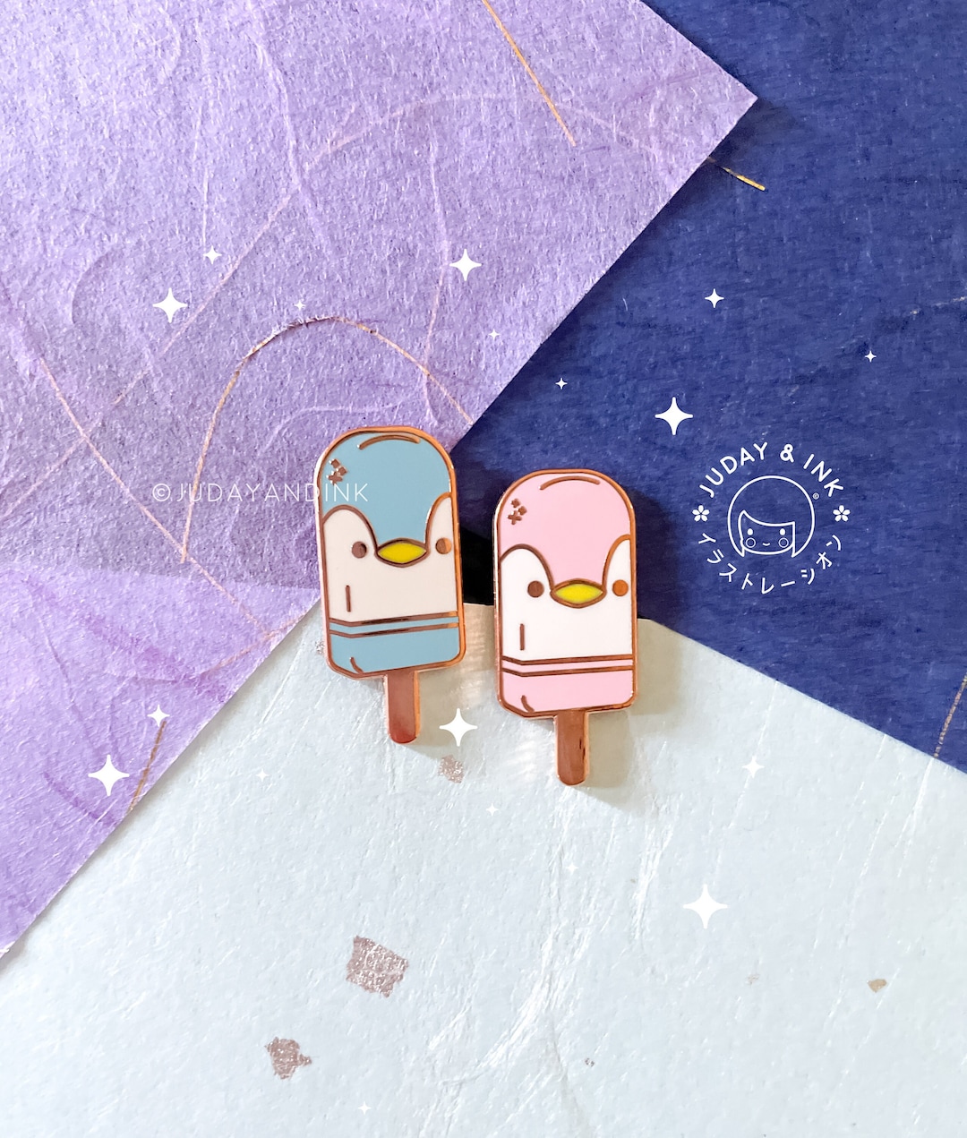 Popsicle Penguin Pin - Etsy