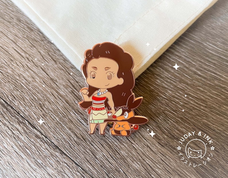 Pokeprincess Pins | Mulan and Yamper | Ariel and Corphish | Belle and ...
