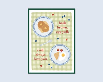 I Will Always Love You A4 Print