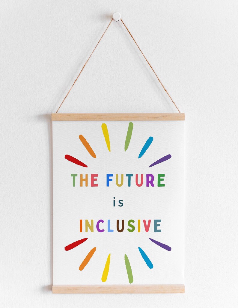 Sign Post Inclusion Inclusive Poster Inclusion Neurodiversity Art Special Education ...