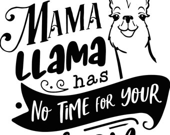 Free Free Mama Llama Svg Free 857 SVG PNG EPS DXF File