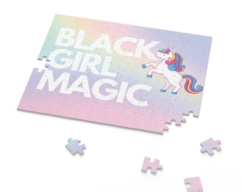 Puzzle | Black Girl Magic Puzzle, Unicorn puzzle, Rainbow puzzle