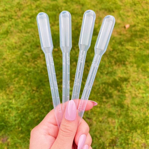 3ml Plastic pipettes Disposable Dropper, Transfer Liquids, essential Oils