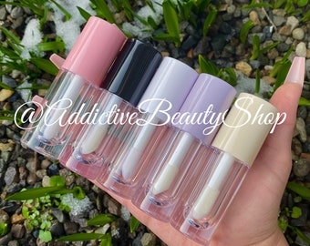 10 tubos cilíndricos pequeños vacíos de 6,5 ml C