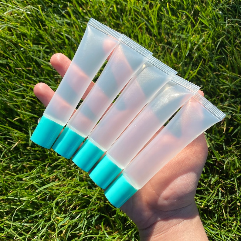 10pcs Empty Squeeze Tubes With Colorful Caps 15ml Etsy