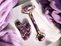 Natural Jade Guasha and Face Roller Set Premium Quality, Relaxation, Lymphatic Drainage & Anti- Aging Tool