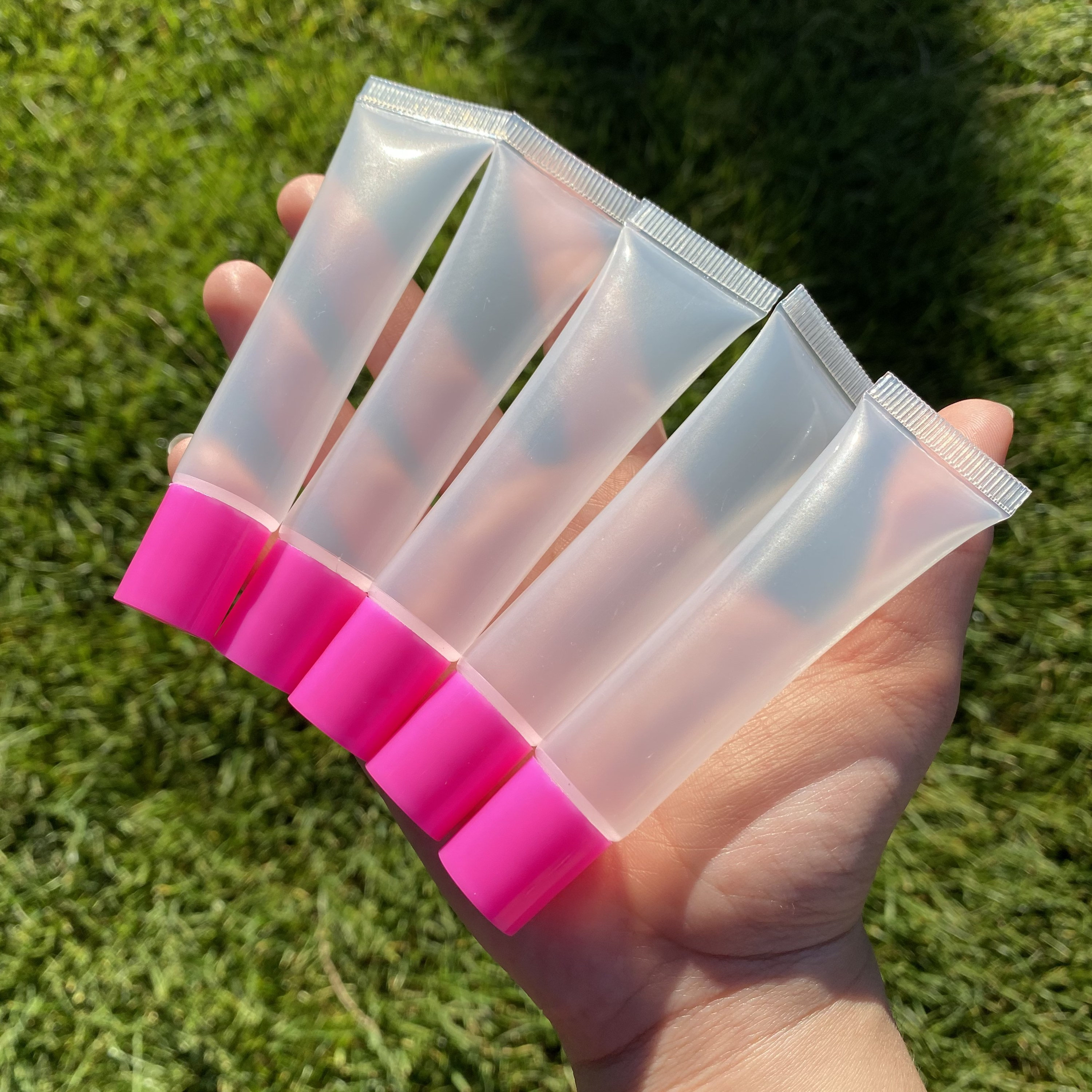 10pcs Empty Squeeze Tubes With Colorful Caps 15ml Etsy