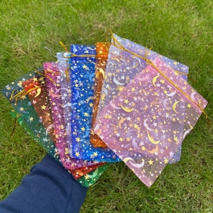 4x6in | Moons and Stars Organza Bags