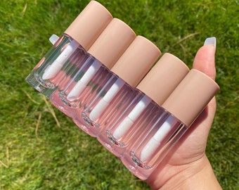 Mini Lip Gloss Tubes: 6ml Refillable DIY Containers - 10pcs