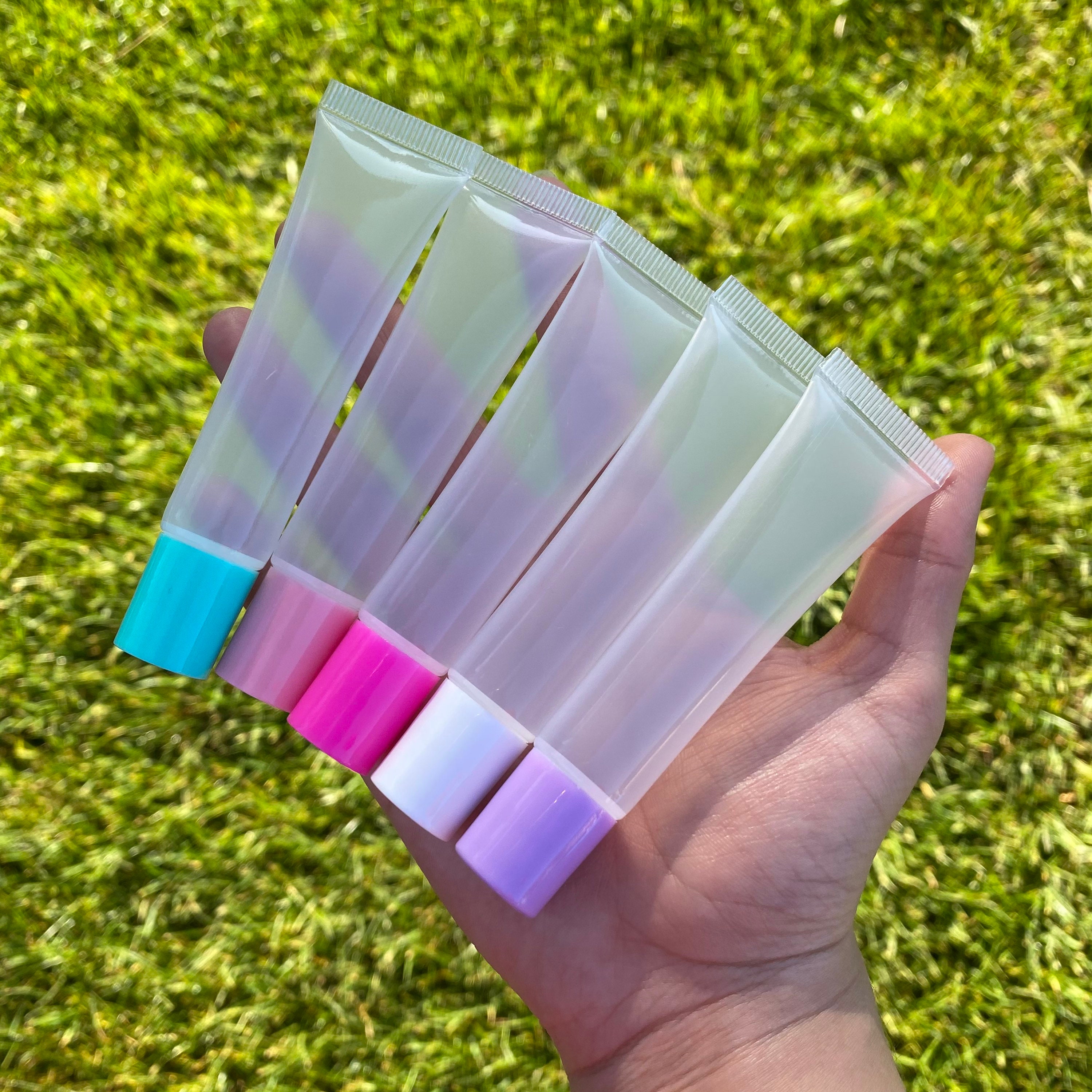 10pcs Empty Squeeze Tubes With Colorful Caps 15ml Etsy UK