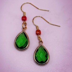 Howl&#39;s Earrings/ Anime/ Bead/ Character/ Dangle/ Glass/ 925 Hypoallergenic Hooks