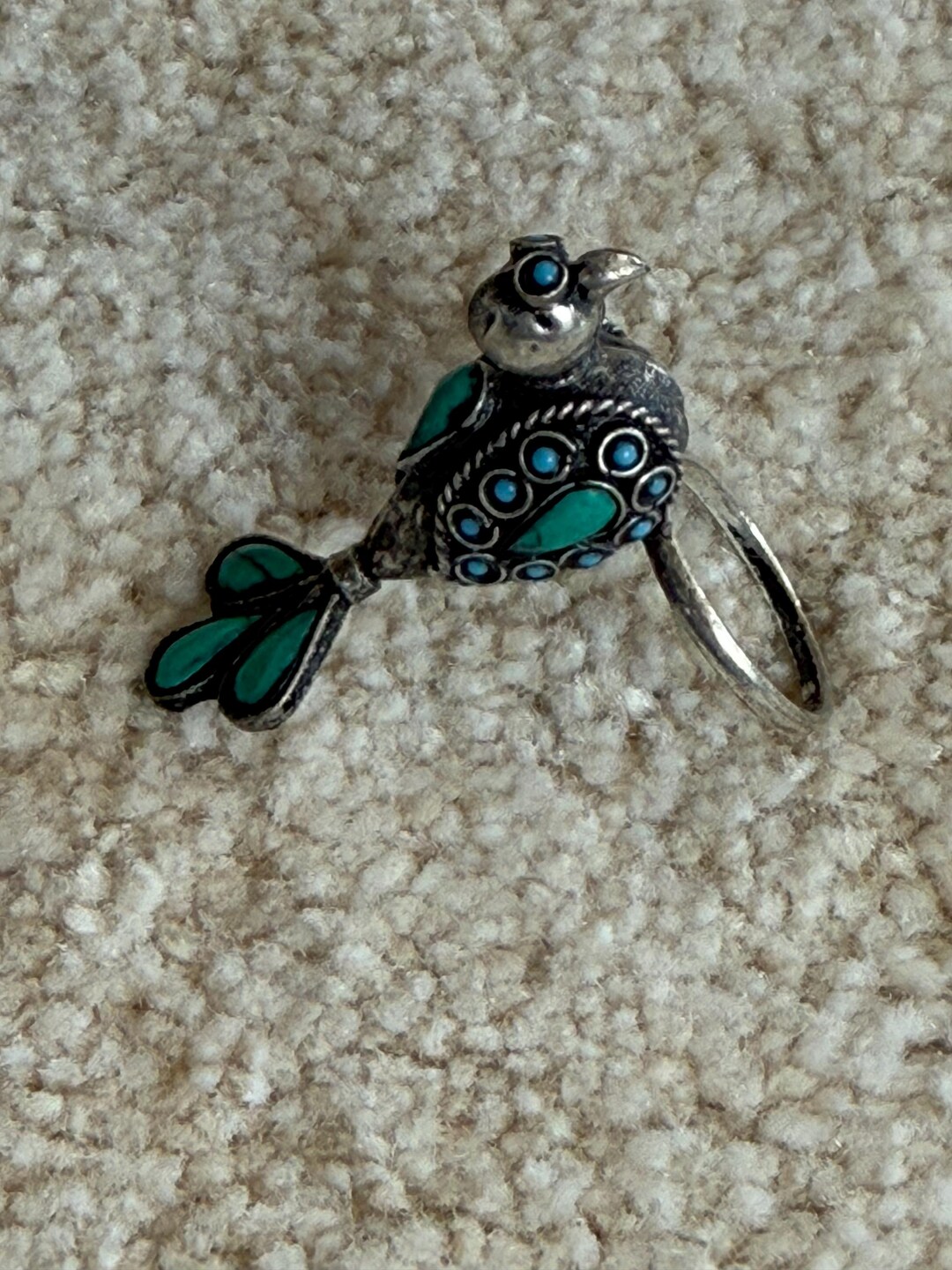 Afghan Bird Ring Statement Jewellery Handmade Tribal Ethnic Boho - Etsy