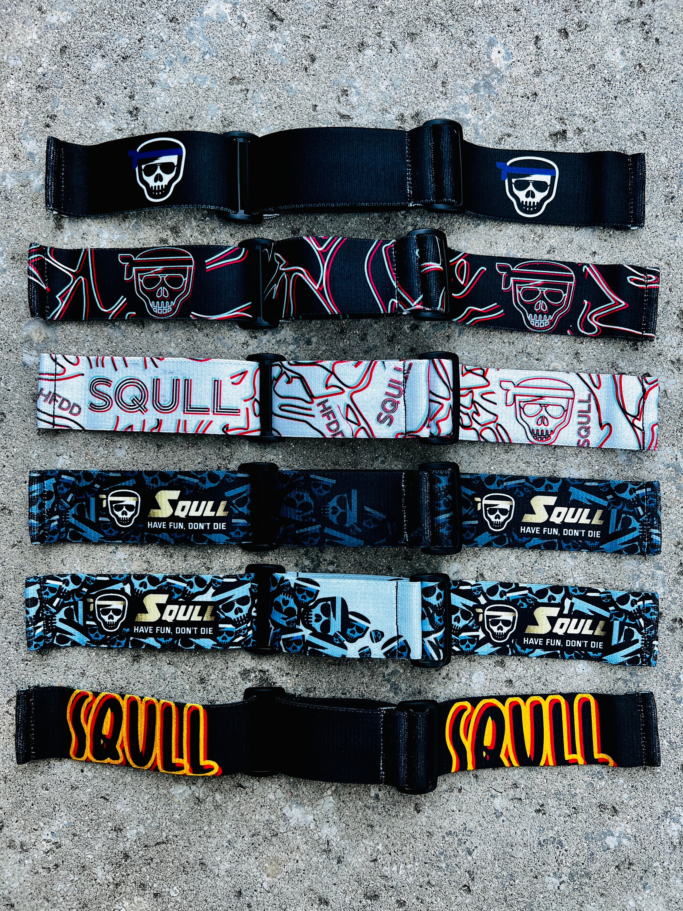 SQULL x KM Goggle strap