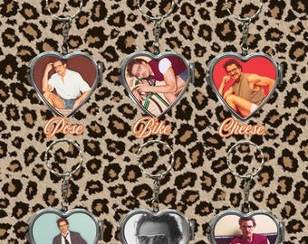 PREORDER Funky Pedro hartvormige compacte spiegelsleutelhanger
