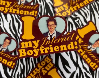 Funky I Love My Internet Boyfriend Pedro Sticker