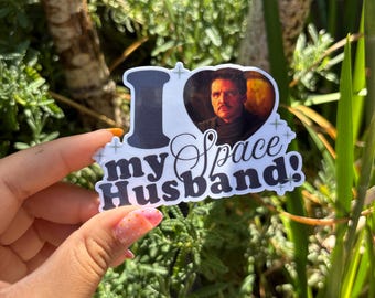 Ik hou van mijn Space Huband-sticker