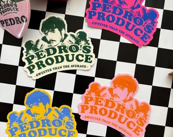Pedro&#39;s Produce Logo Stickers