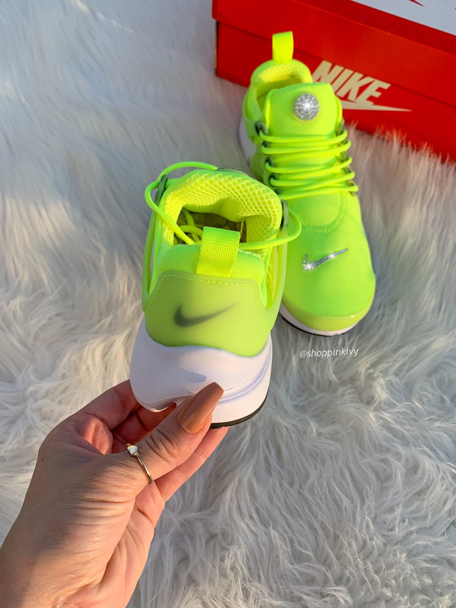 Womens Nike Presto Neon Nike Sneakers Blinged With Crystals Etsy Womens Nike Presto Neon Nike Sneakers Blinged With Crystals Etsy