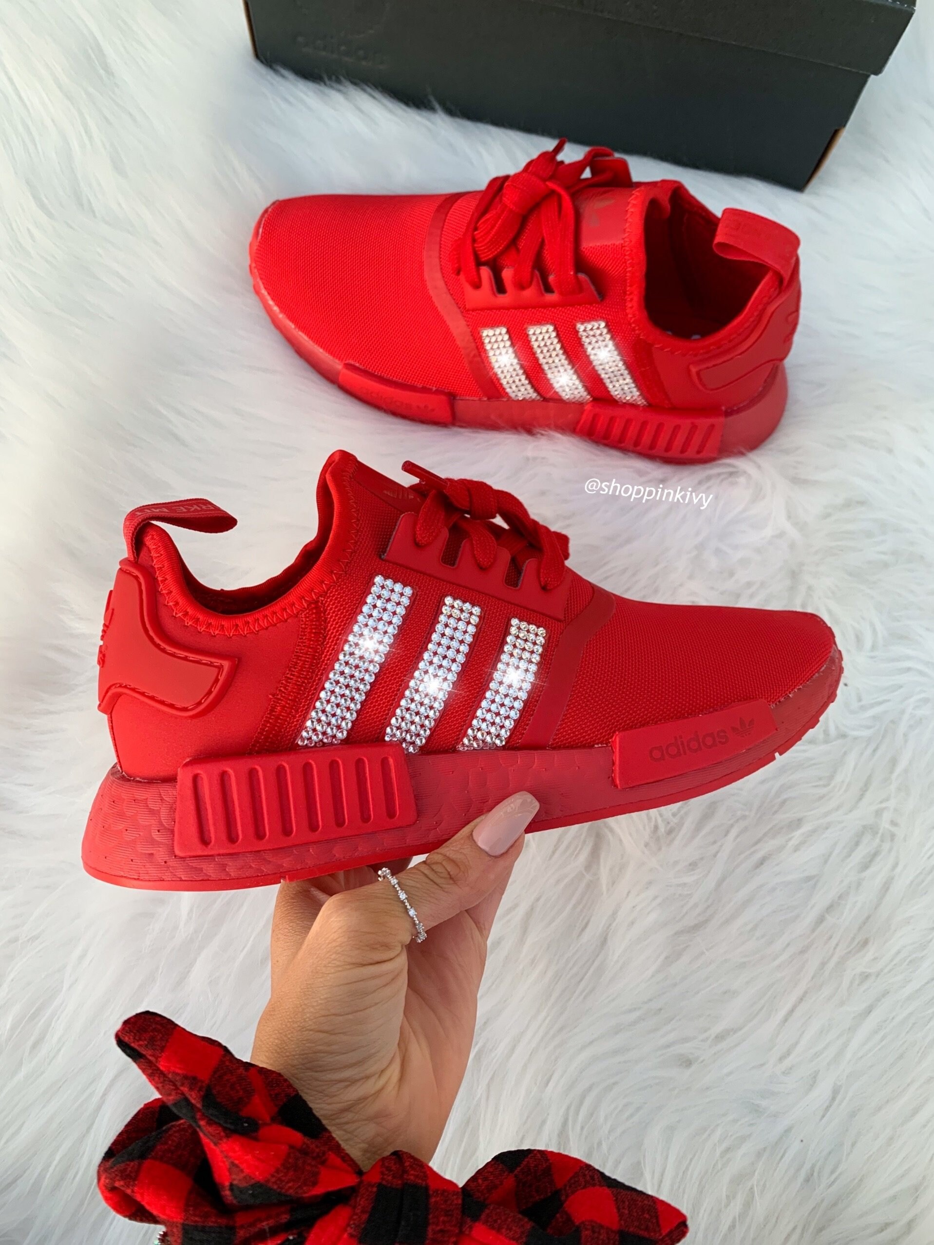 womens red nmds