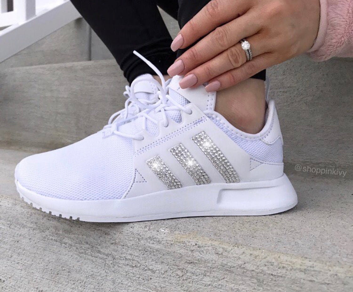 Hacia Mirar fijamente Asesor Zapatos blancos Swarovski Adidas XPLR Mujer Mujer - Etsy México