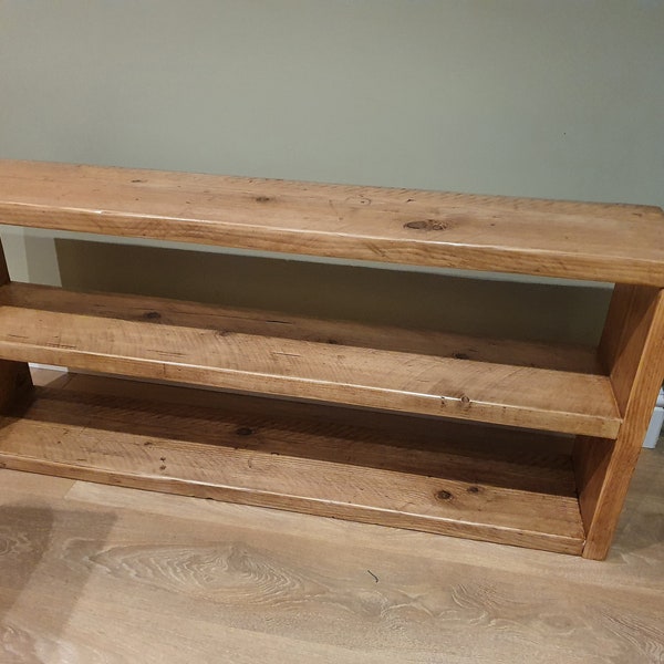 Reclaimed Wood Shoe Rack Etsy UK