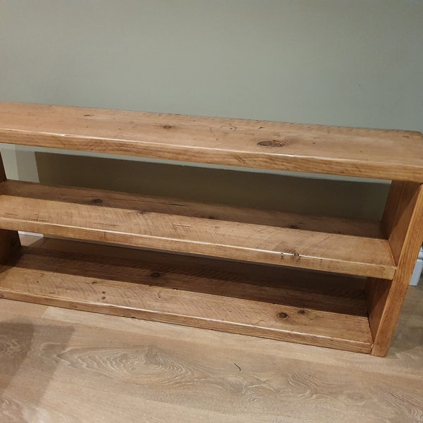 Handmade Rustic Shoe Rack - Solid Reclaimed wood