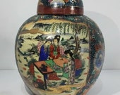 Handmade Satsuma Porcelain Vase