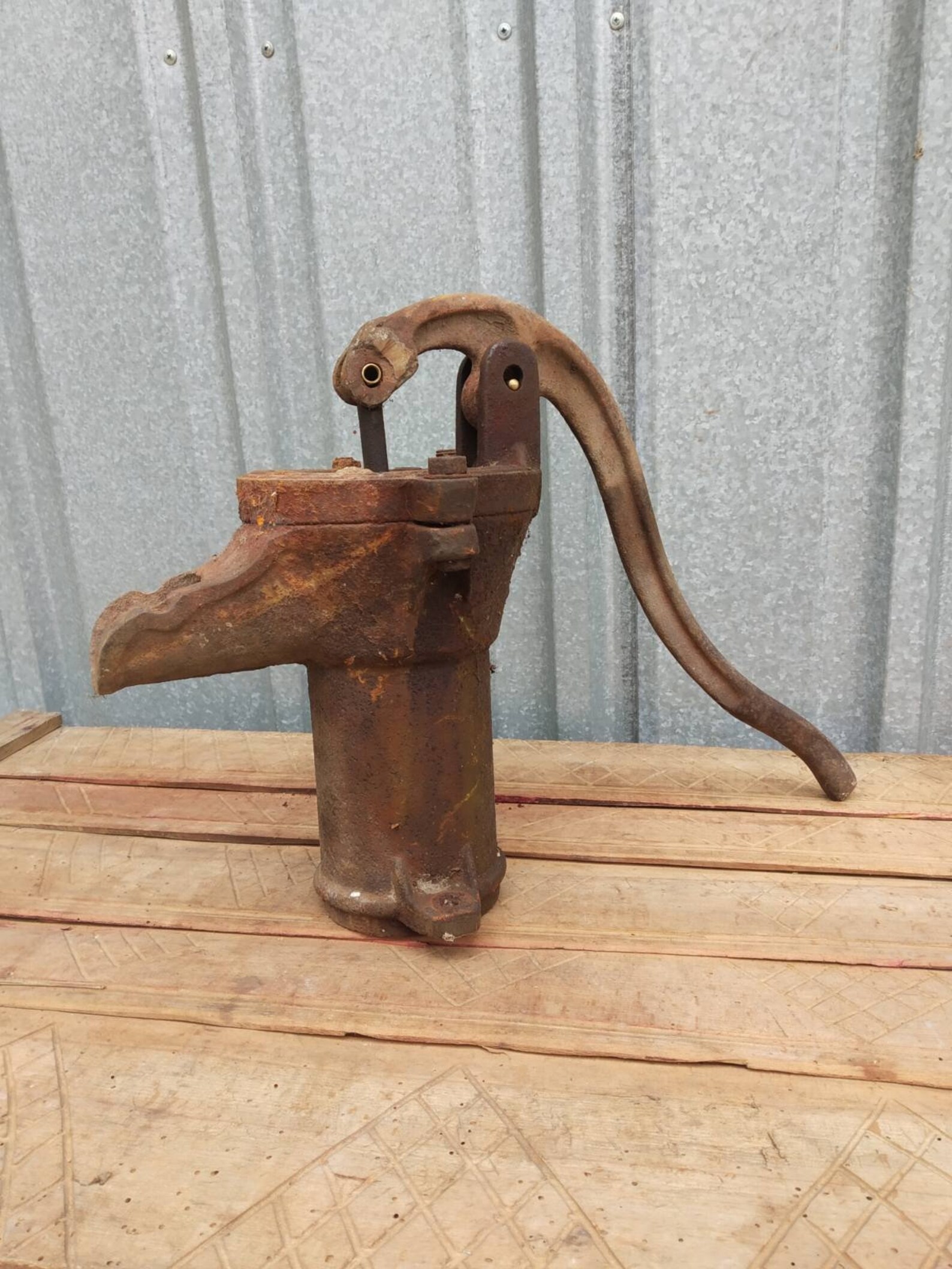Vintage Manual Water Pump for Garden Etsy