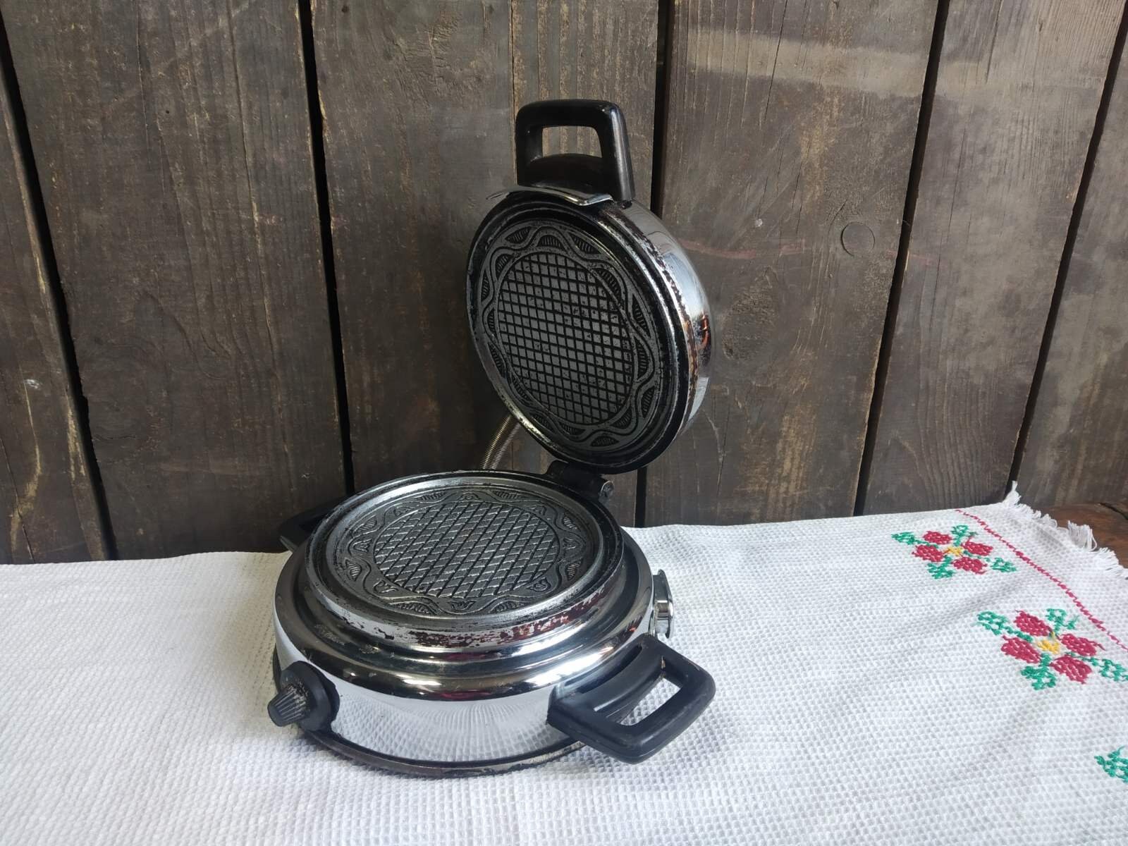 vintage waffle iron for sale