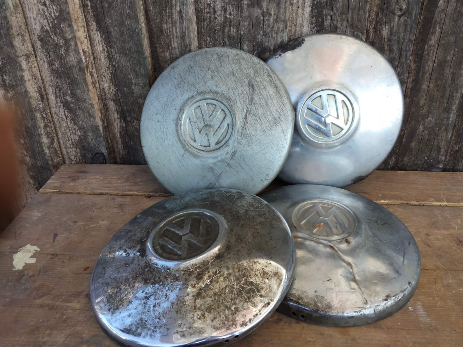 Vintage Original VW Hubcaps Etsy