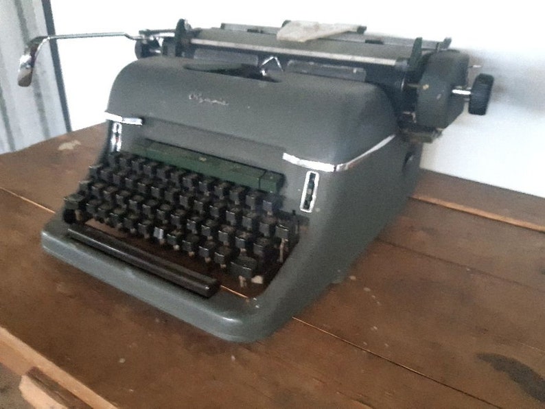Vintage Typewriter Olympia SG 1 Etsy
