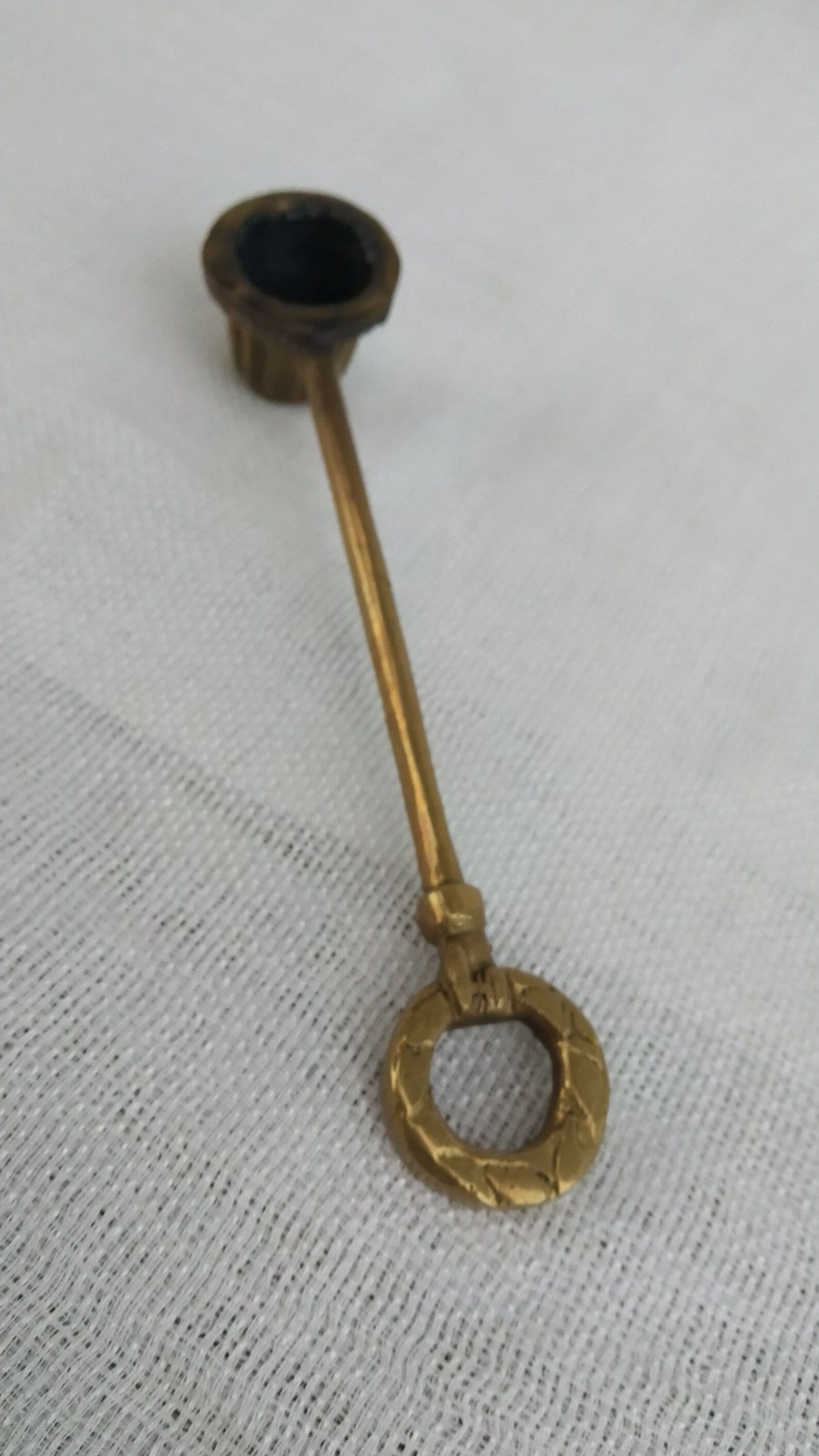 Vintage Bronze Candle Snuffer Etsy