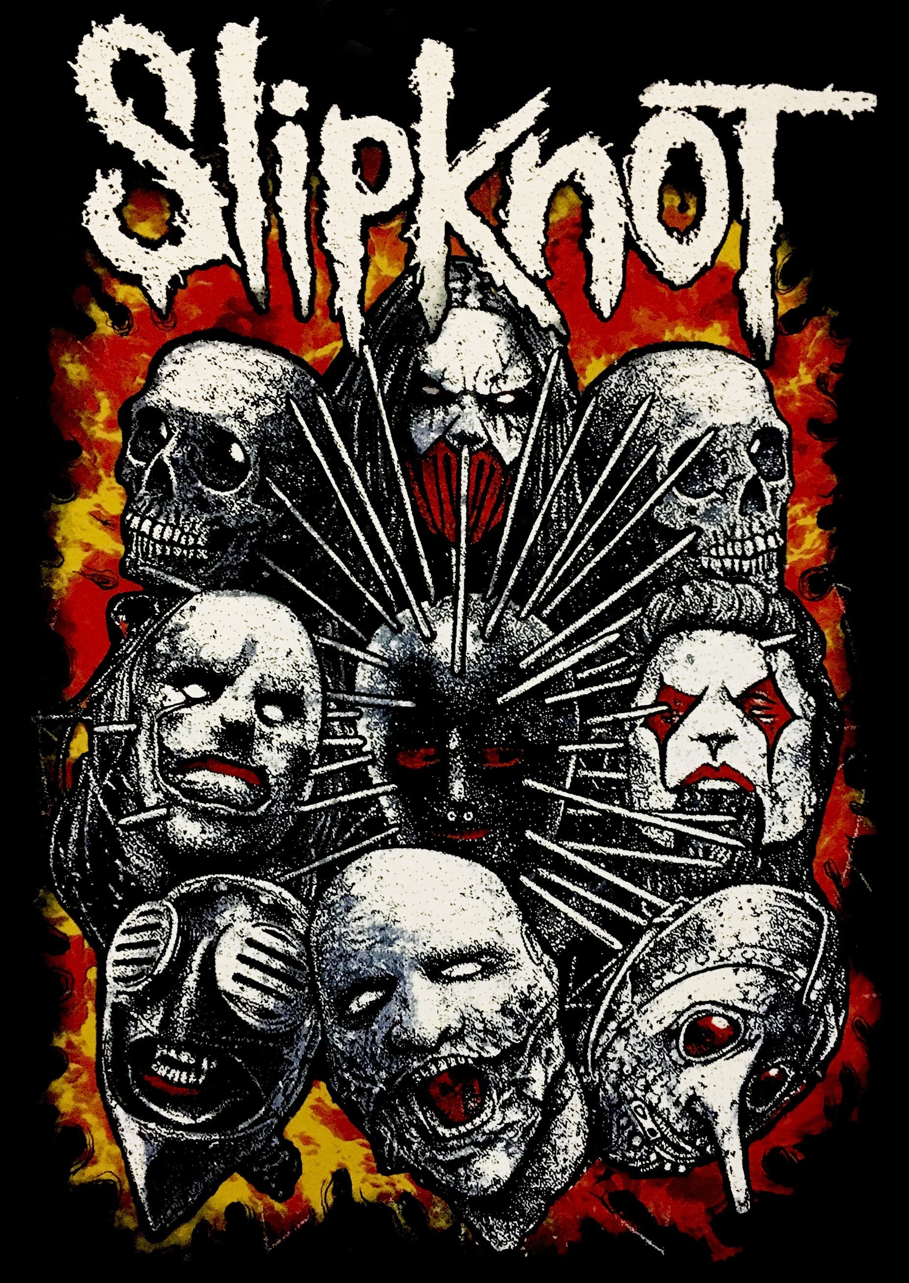 Slipknot Band Art Glossy Poster Print A4 8x10 Hologramed Etsy
