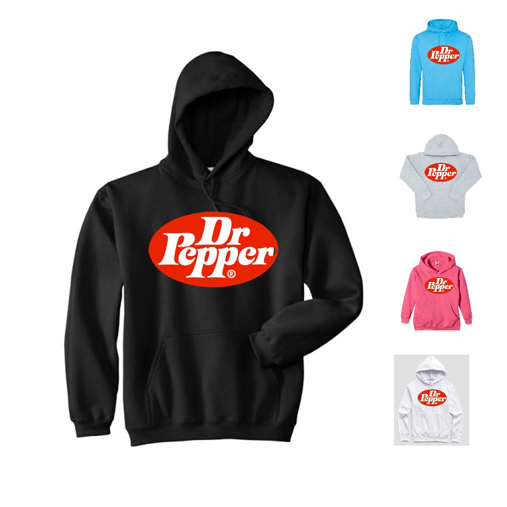 Dr Pepper Hoodie S to XXL 5 Colours Clothing Hoody Sweater Etsy
