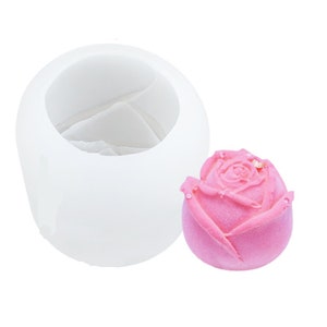 3D Rose Silicone Mold: DIY Chocolate, Mousse, Cake Decoration, Candle, Soap Making