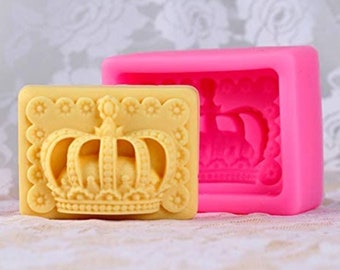 Stampo in silicone a forma di corona: strumento per sapone fatto a mano