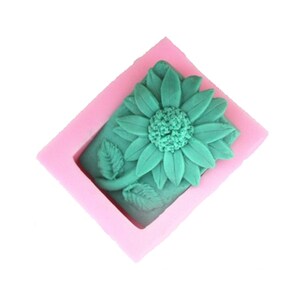 Flower Silicone Mold: DIY Soap, Lotion Bar Tool
