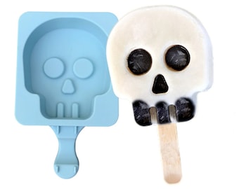 Halloween Ghost Popsicle Molds - 4 Cavity Silicone Ice Pop Molds, DIY Popsicle Maker For Kids, BPA-Free - View #6