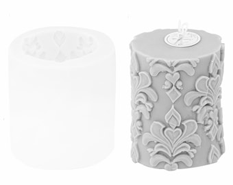 Column Candle Silicone Mold, Pillar Candles Mould