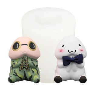 Epoxy Resin Molds Soap Mold 3D Silicone Cute Mold Cartoons Aroma Plaster Mold DIY Candle Mold Silicone , Soap, Cake，Candy, Clay Craft