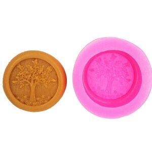 Boomzeepvorm: ronde siliconen mal voor cake, chocolade, zeeplotionreep