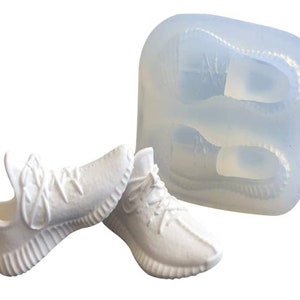 Sport Shoes Shape Fondant Silicone Mold for Cake Decorating Cupcake Topper Candy Chocolate Jello Making