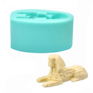 Sphinx shaped silicone mold Egyptian style cake decoration Halloween mummy 3D three-dimensional mold