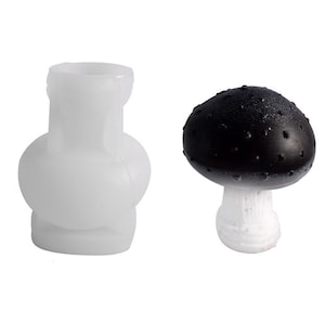 Mushroom Silicone Mold: Cake, Candy, Chocolate, Candles, Plaster Resin Decoration