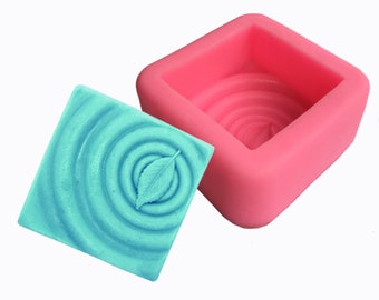 Moule à savon en silicone artisanal en forme de vague d'eau, forme de vague d'eau, moules à savon en silicone faits main, bricolage
