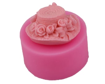 Stampo per sapone in silicone per cappello di paglia Stampo per soapcraft Stampo fatto a mano fai-da-te